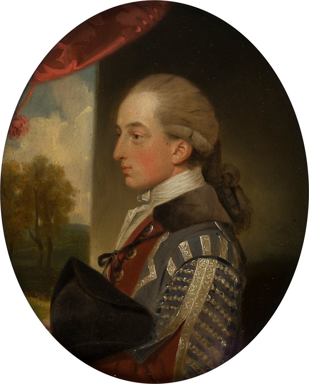 Portrét Henryho Bridgemana (1757-1782), kolem 1770-82 (olej na mědi) od John Downman