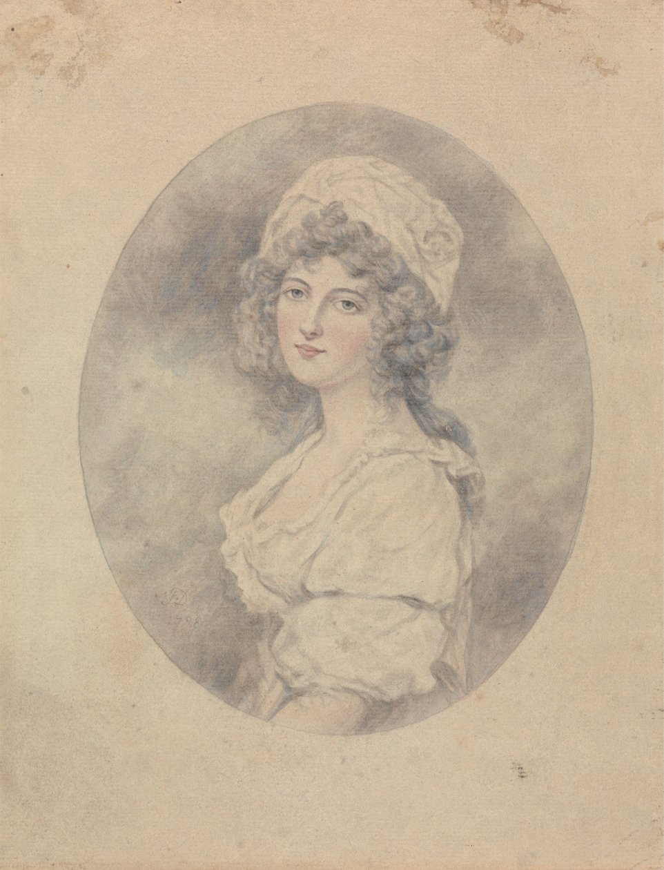 Portrét lady Marjorie Jenkinsové od John Downman