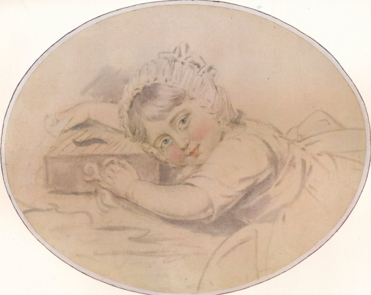 Portrét Hon. Henry Burrell jako dítě, 1784, 1917 od John Downman
