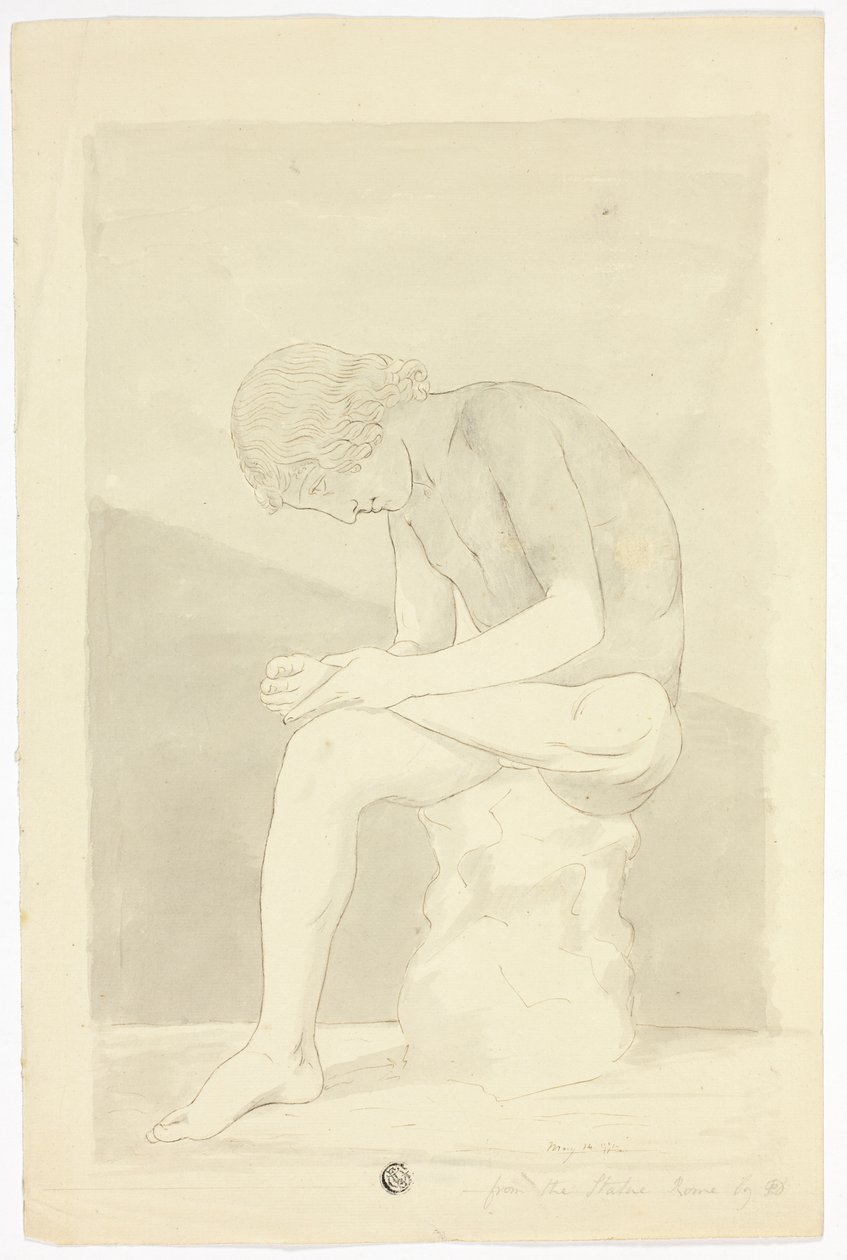 The Thorn-Picker (Lo Spinario) od John Downman