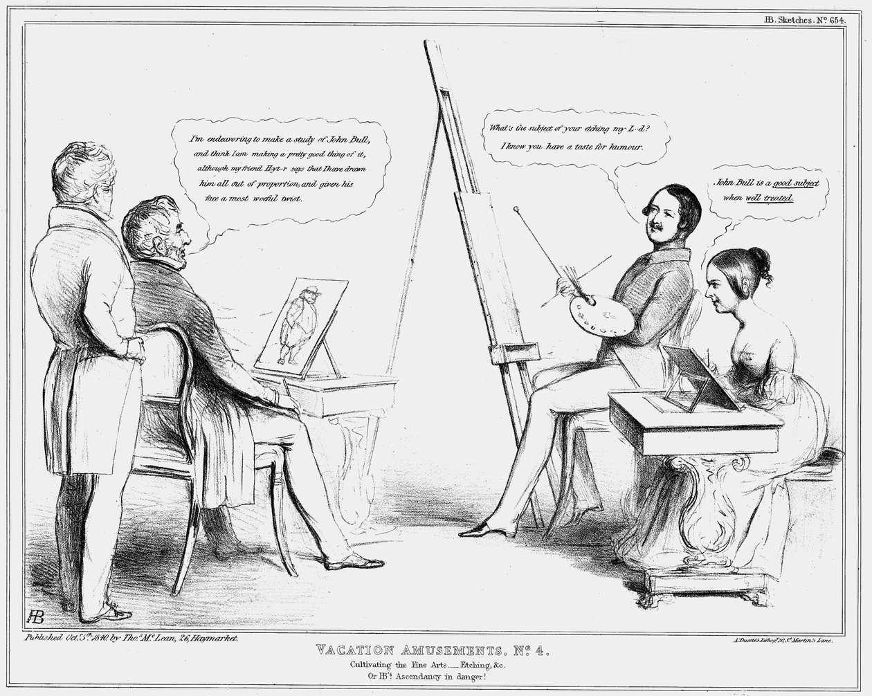 Prázdninové zábavy č. 4, 1840 od John Doyle