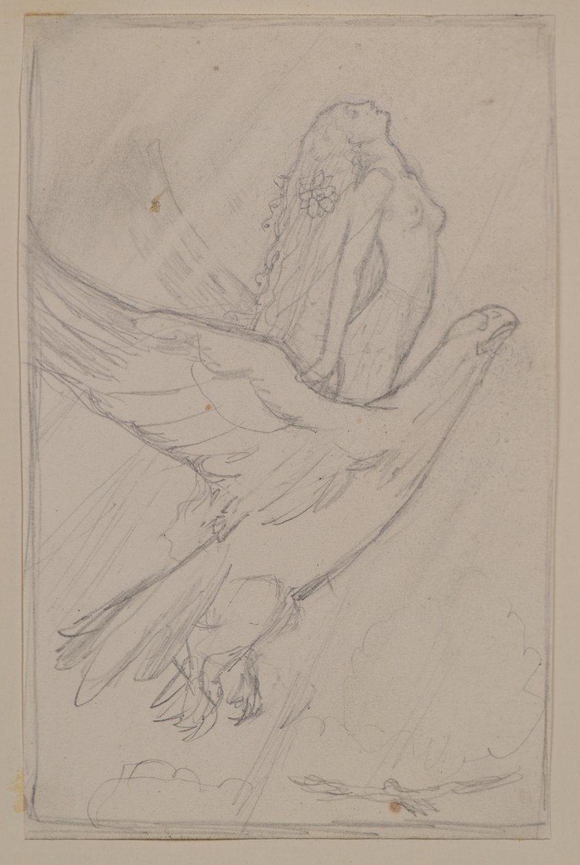Ceyte se pokouší dosáhnout slunce (tužka) od John Duncan