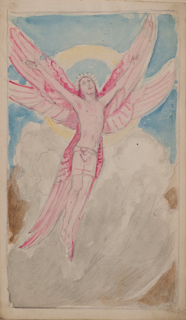 Vidění svatého Františka (akvarel) od John Duncan
