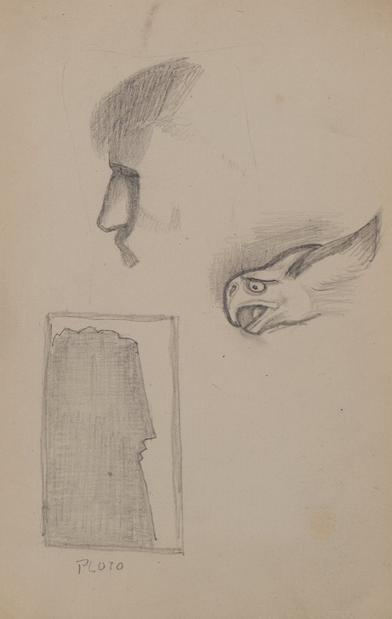 Bez názvu [náčrtky tužkou] (tužka) od John Duncan