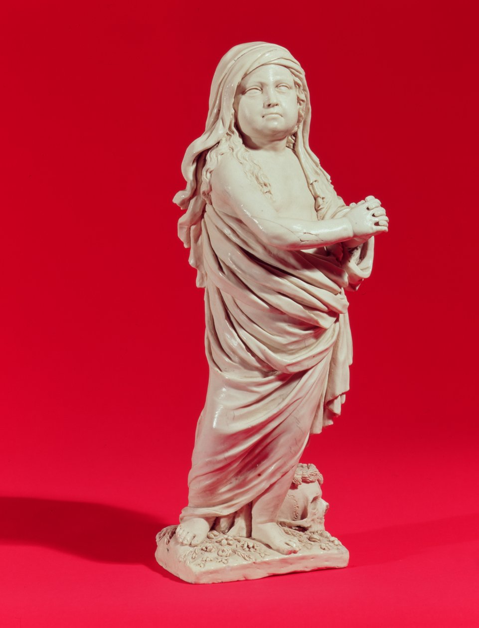 Lydia Dwight Resurrected, 1674 (lamelově glazovaná kamenina) od John Dwight