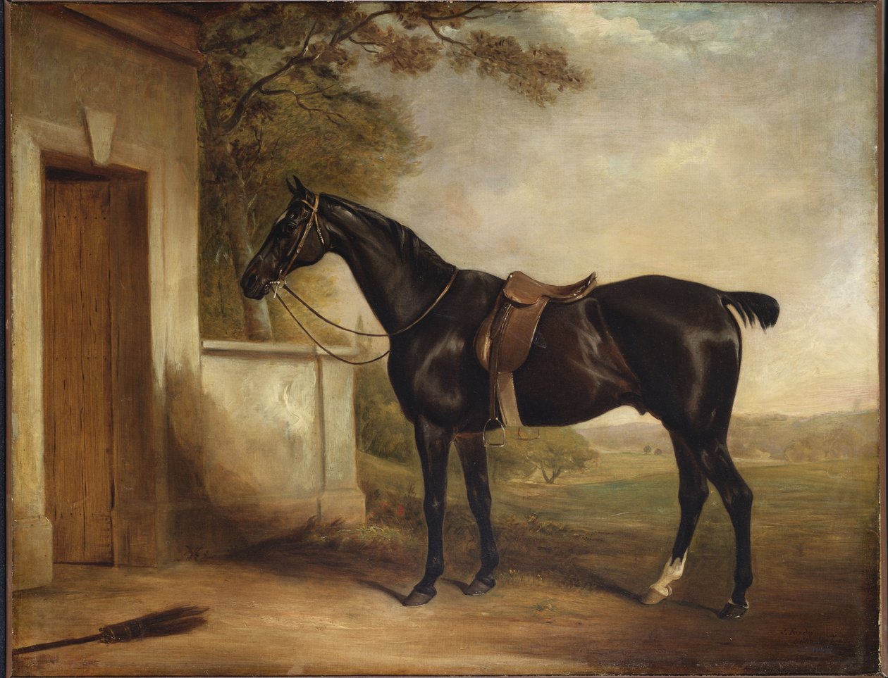 Portrét Buckle, lovec prvního lorda Cheshama, 1836 od John E. Ferneley