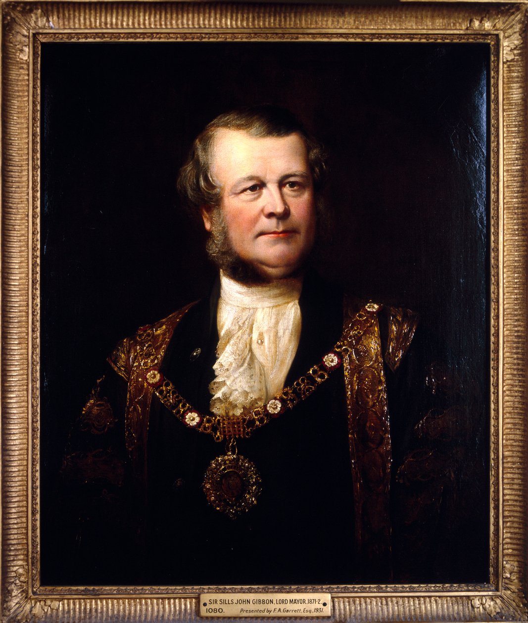 Sir Sills John Gibbons, primátor 1871 od John Edgar Williams