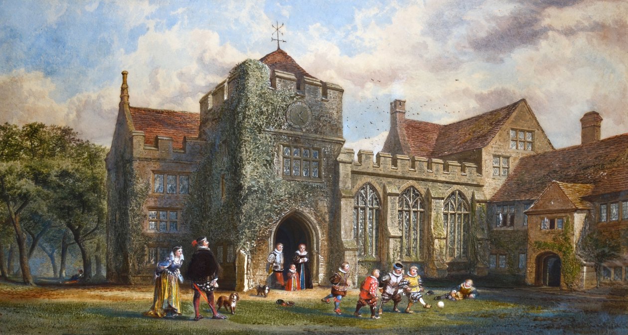 Dartington Manor House, Devon od John Edmund Buckley