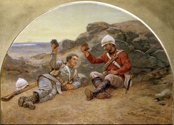 "Královno, Bůh jí žehnej!" od John Evan Hodgson