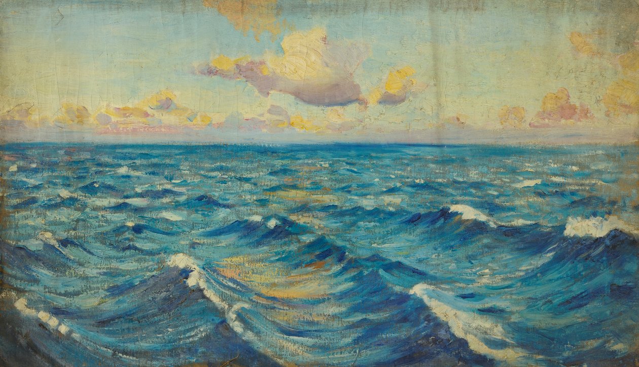 Mořská krajina, konec 19. století - polovina 20. století (olej na plátně) od John Everett