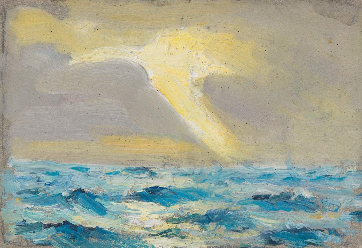 Mořská krajina, konec 19. století až polovina 20. století (malba) od John Everett