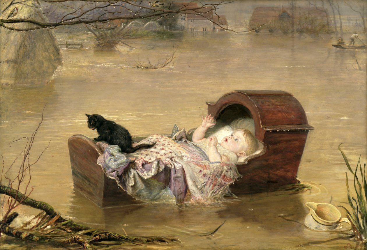 Povodeň od John Everett Millais