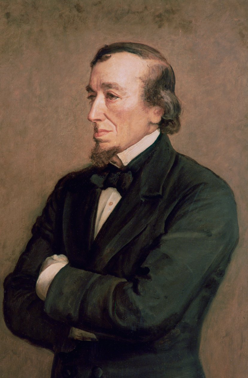 Benjamin Disraeli, hrabě z Beaconsfield, detail, 1881 od John Everett Millais