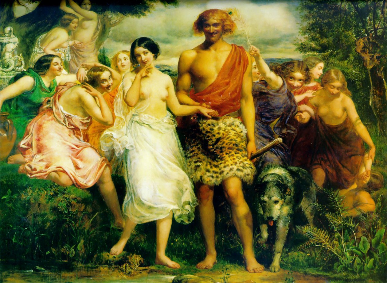 Cymon a Ifigenie od John Everett Millais