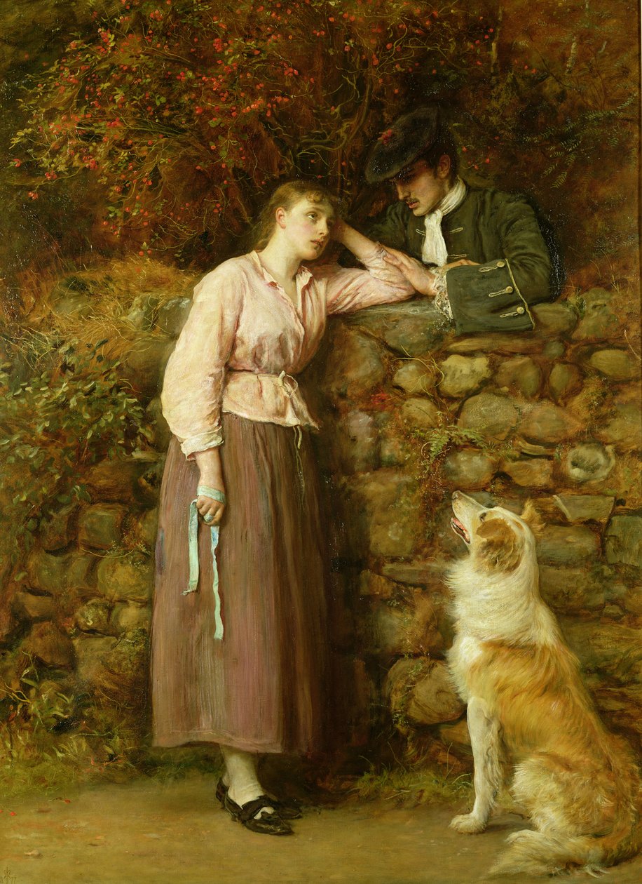 Effie Deans, z "The Heart of Midlothian" od sira Waltera Scotta, 1877 od John Everett Millais