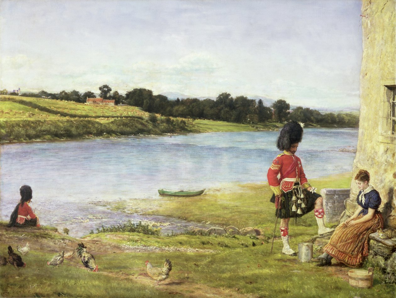 Teče k moři, 1871 od John Everett Millais