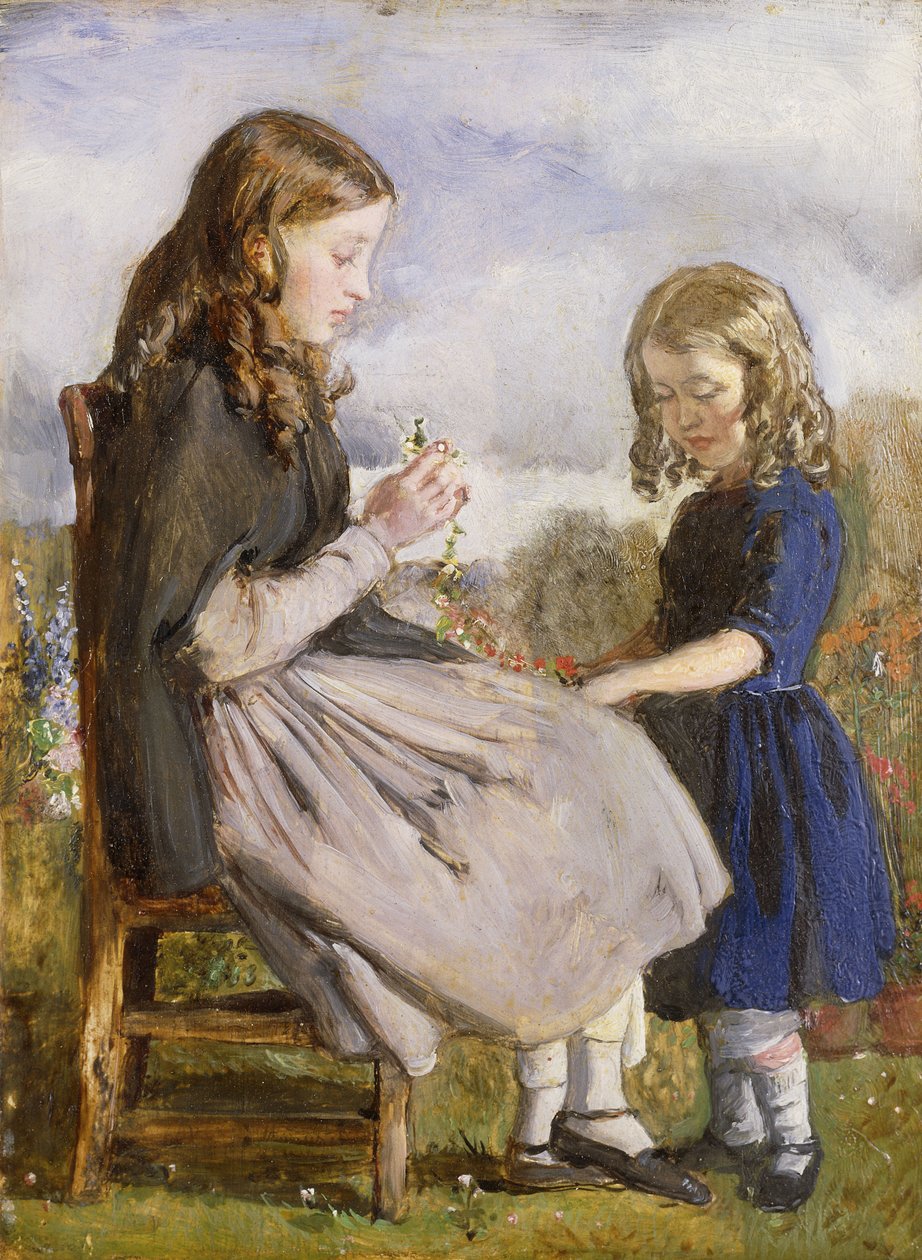 Garland Weavers, kolem roku 1846 od John Everett Millais