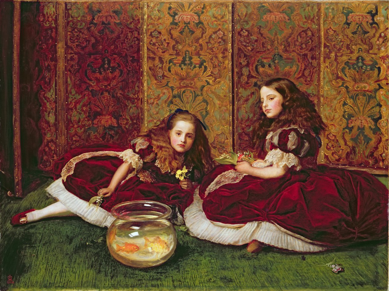 Hodiny volného času, 1864 od John Everett Millais
