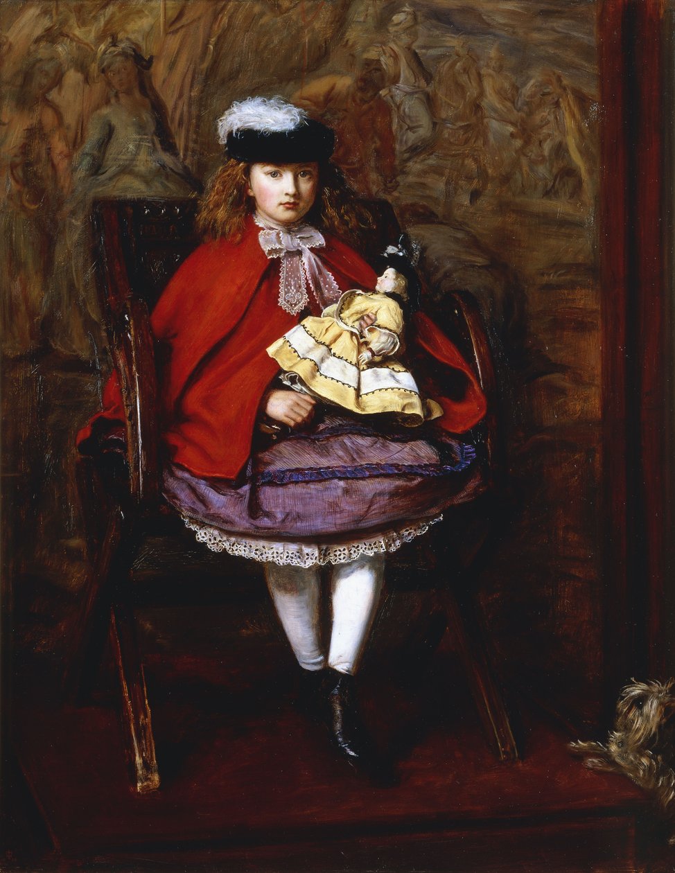 Lilly, dcera Johna Noble, 1864 od John Everett Millais