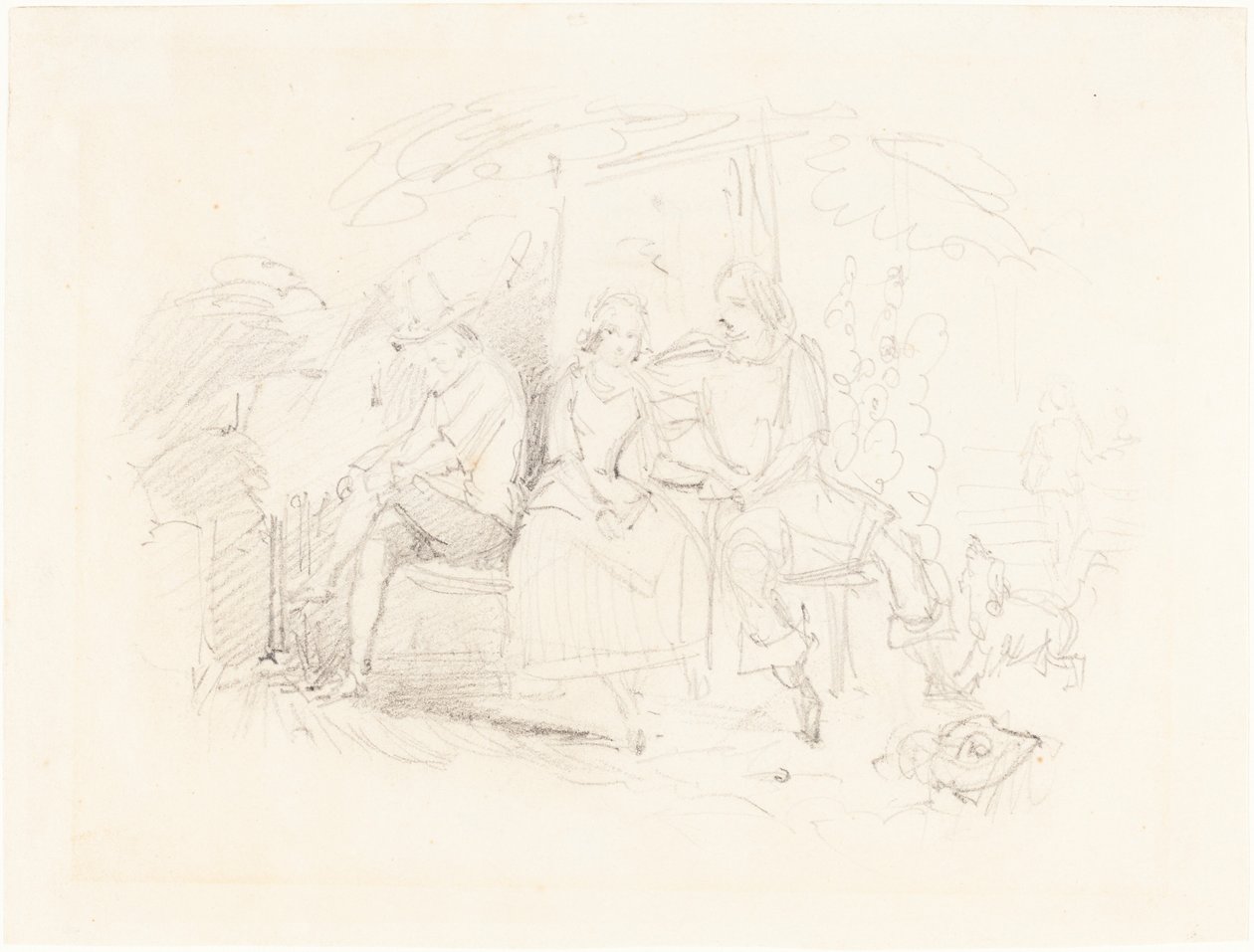 Milenci pod stromečkem od John Everett Millais