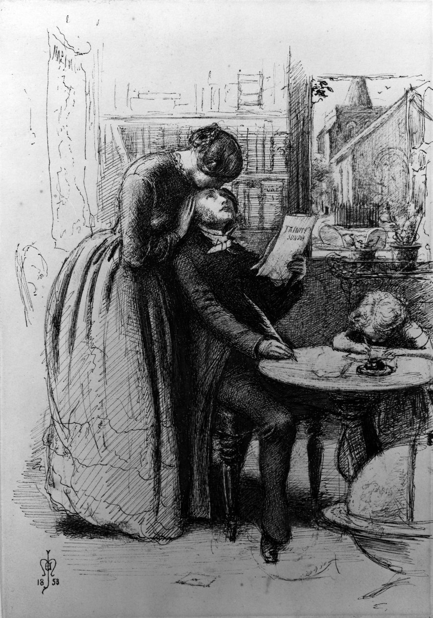 Ženatý z lásky, 1853 od John Everett Millais