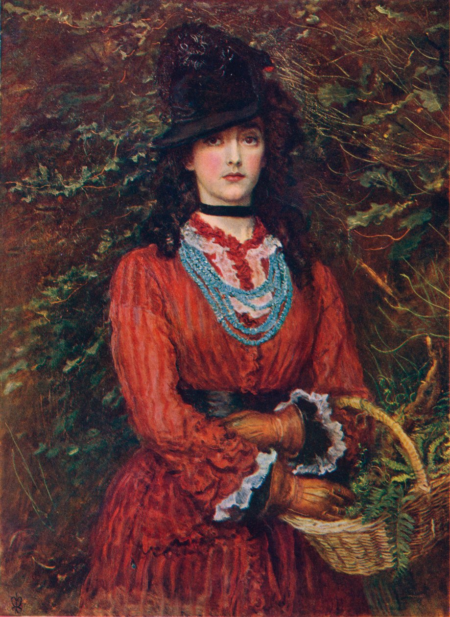 Slečna Eveleen Tennant, 1874 1906 od John Everett Millais