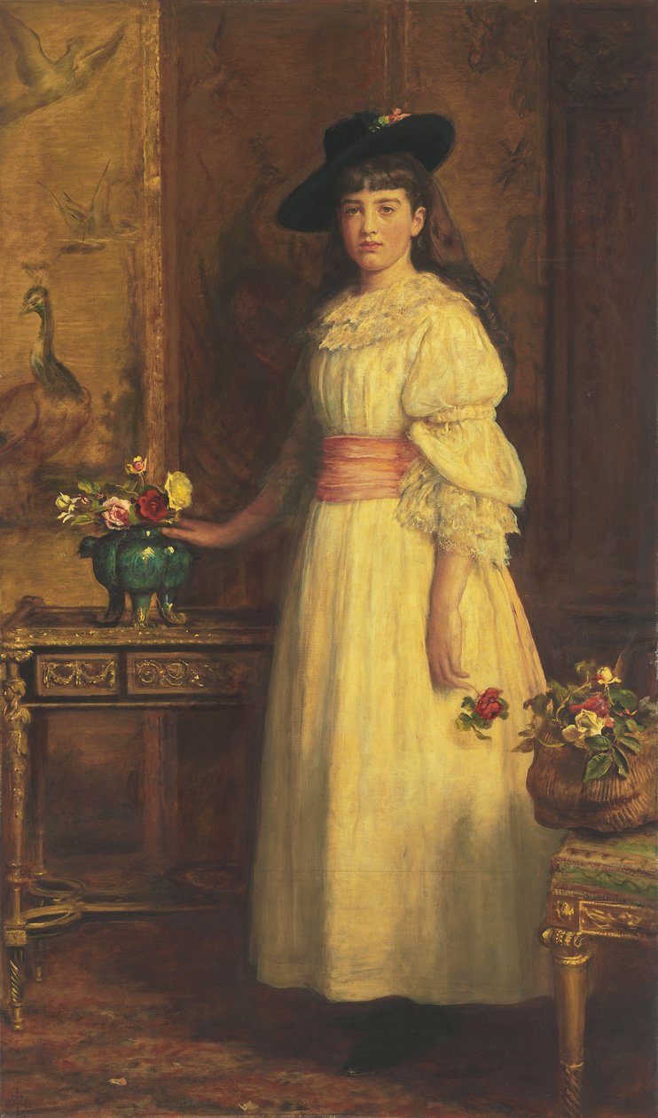 Slečna Gertrude Vanderbilt, 1888 od John Everett Millais