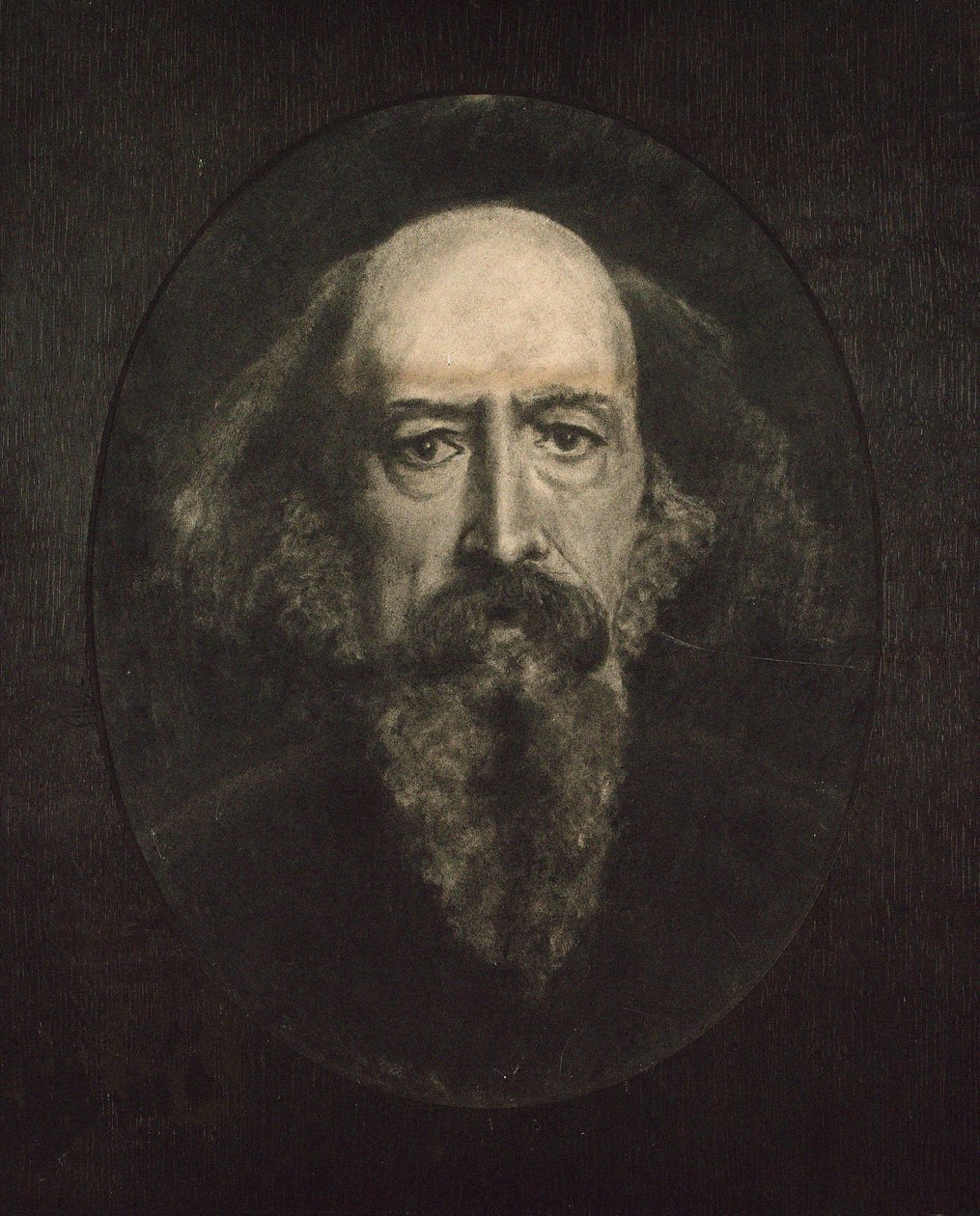 Portrét Alfreda, Lord Tennyson 1809-1892. od John Everett Millais