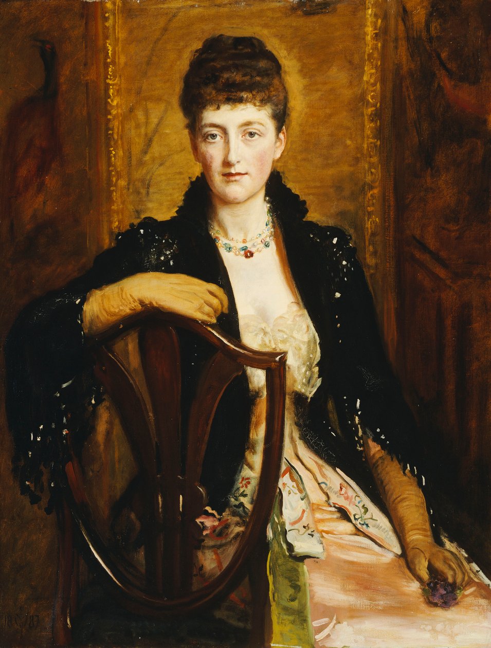 Portrét Alice Sophie Caroline Stuart Wortley, umělcovy dcery, 1887 od John Everett Millais