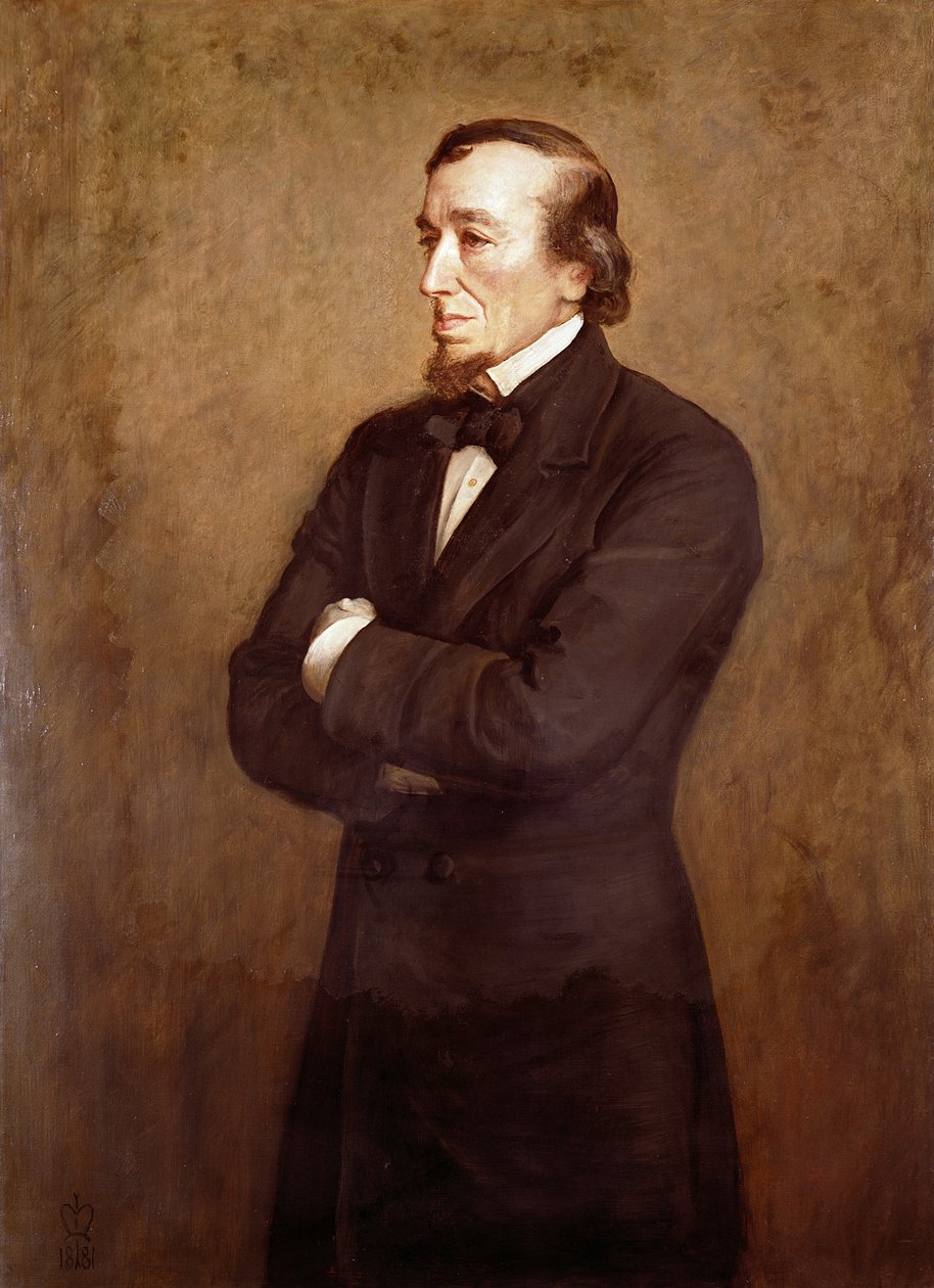 Portrét Benjamina Disraeliho (1804-1881) hrabě z Beaconsfield, 1881 od John Everett Millais