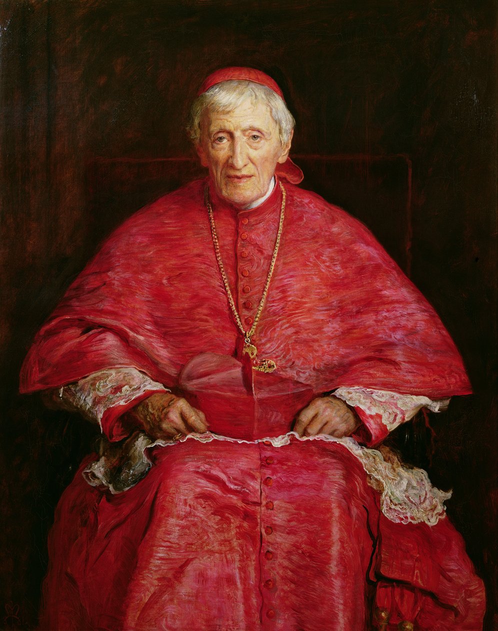 Portrét kardinála Newmana (1801-90) od John Everett Millais