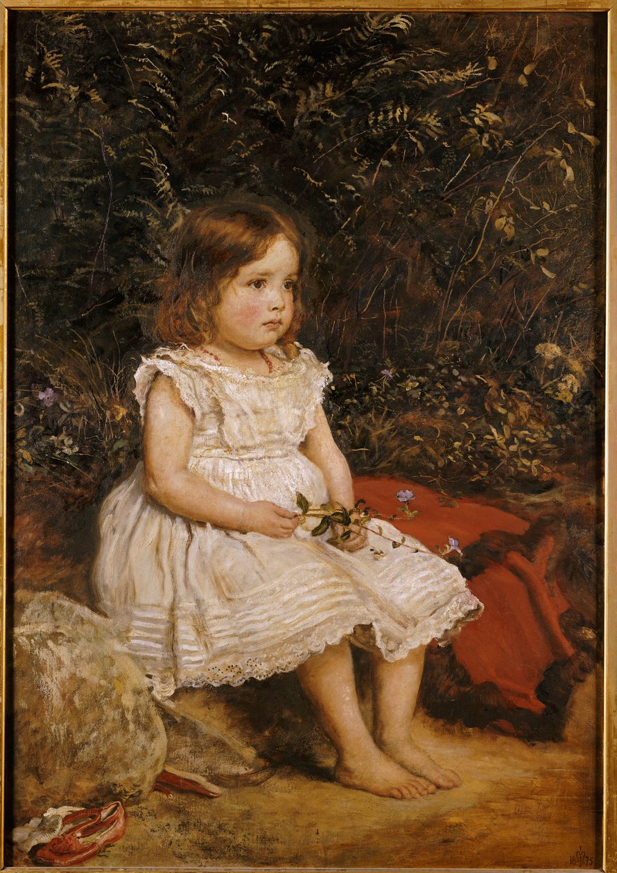 Portrét Eveline Lees jako dítěte, 1875 od John Everett Millais
