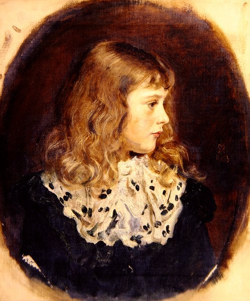 Portrét slečny Margaret Millais (olej na plátně) od John Everett Millais