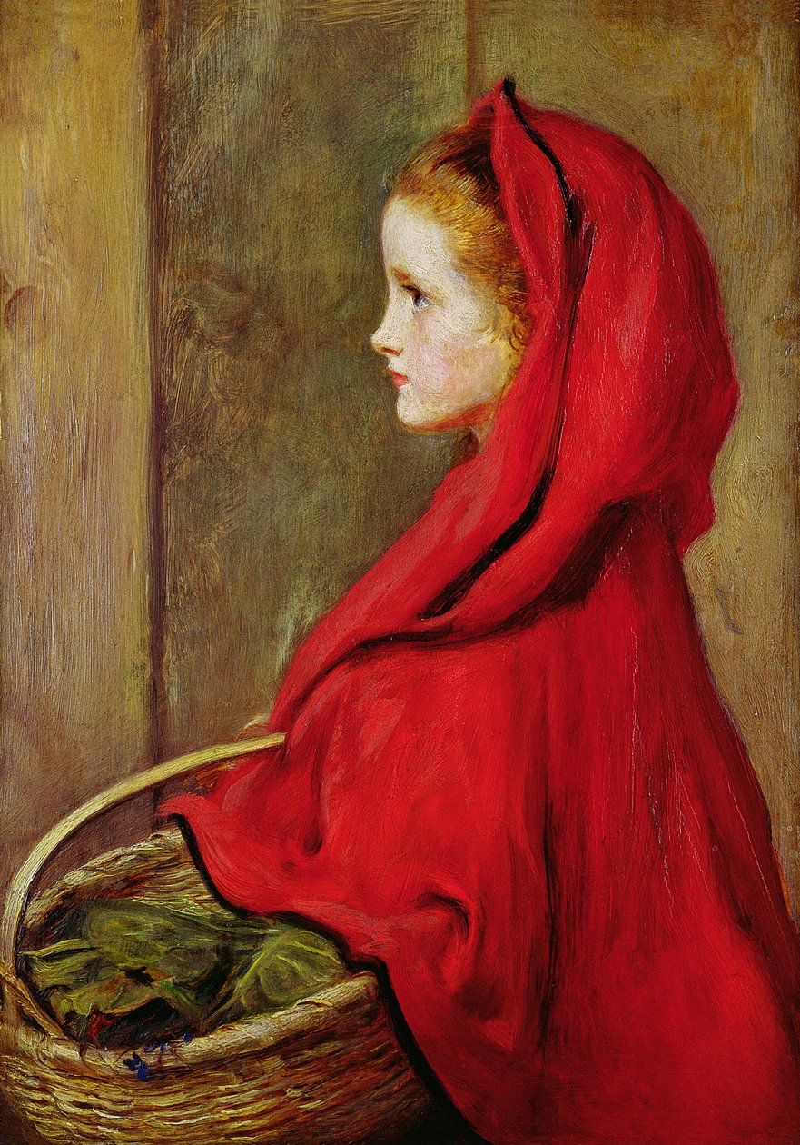 Červená karkulka od John Everett Millais