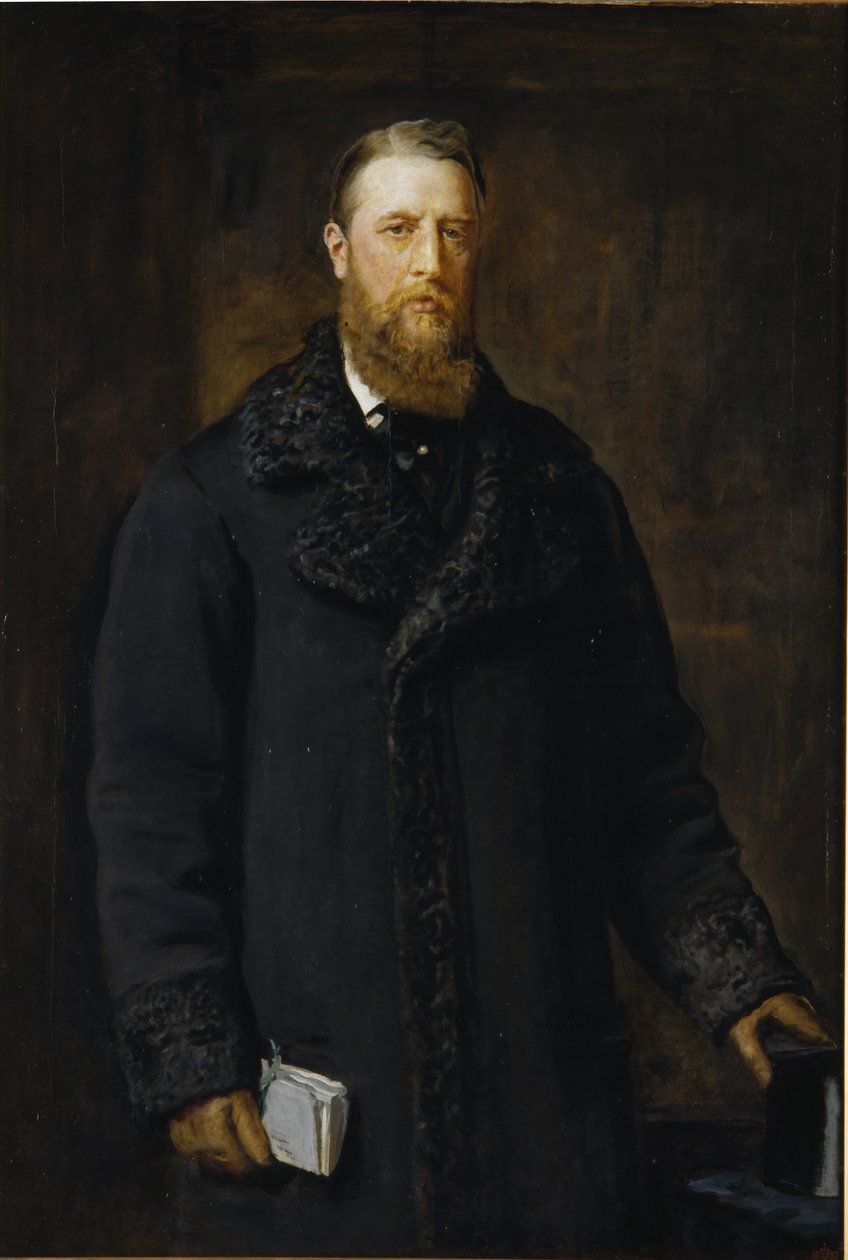 Spencer Compton Cavendish, markýz z Hartingtonu, později 8. vévoda z Devonshire (olej na plátně) od John Everett Millais