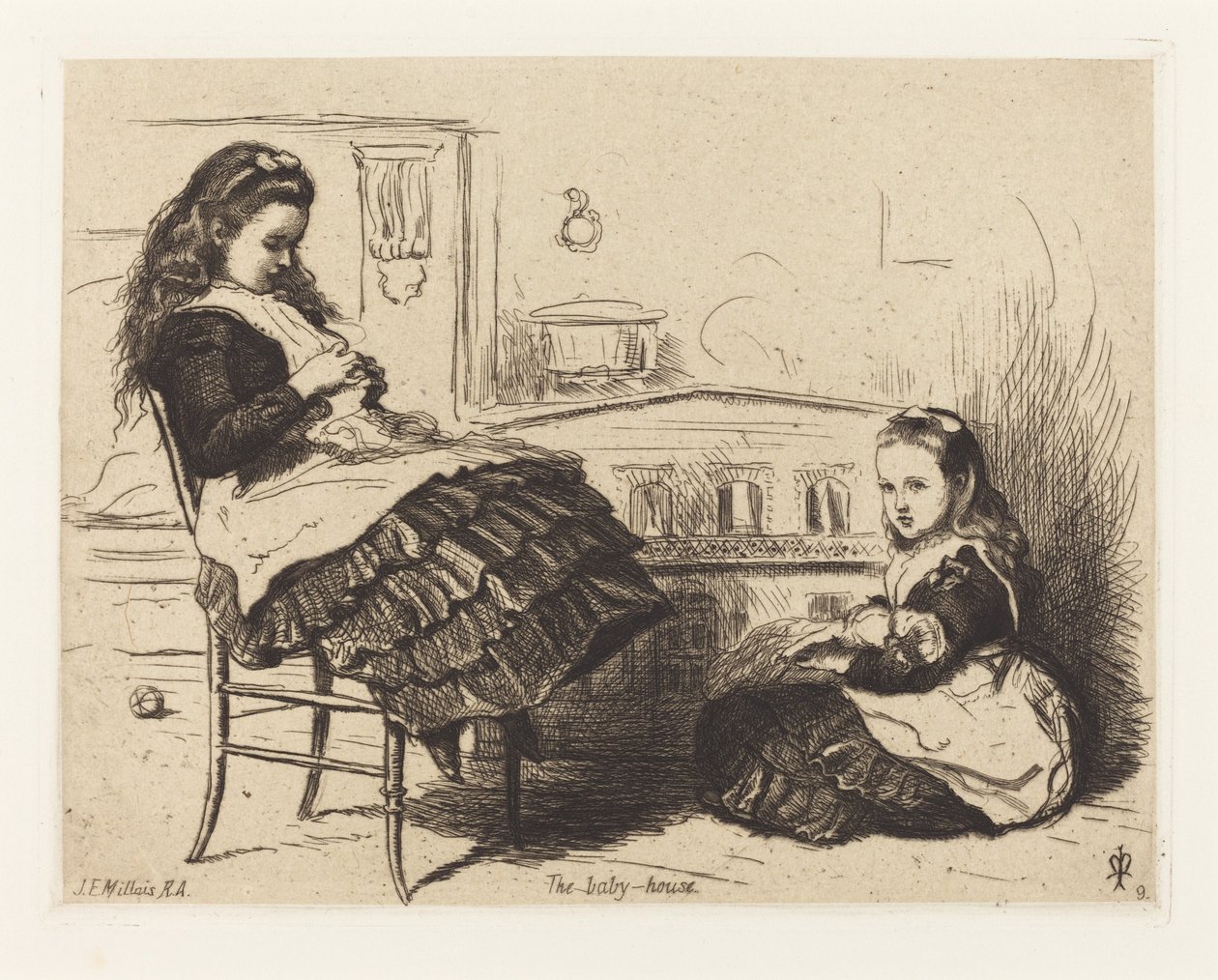 Dětský dům od John Everett Millais