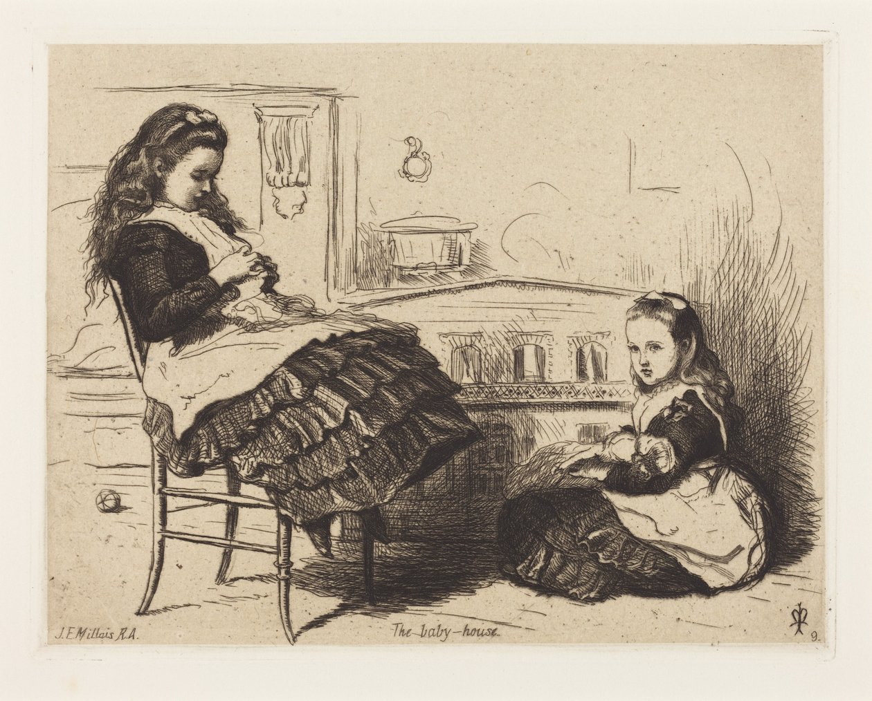 Domeček pro panenky od John Everett Millais