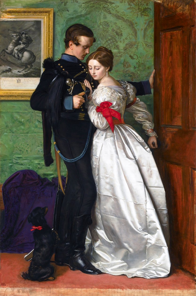 Černý Brunswicker od John Everett Millais