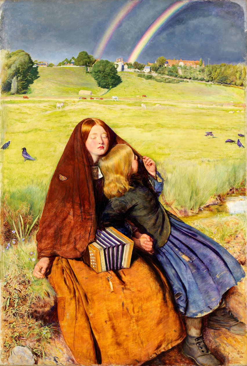 Slepá dívka od John Everett Millais