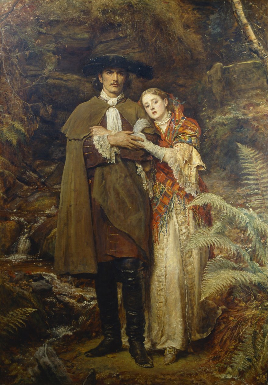 Nevěsta z Lammermooru od John Everett Millais