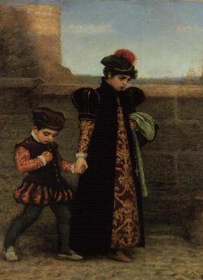 Děvčata sv. Terezie (olej na plátně) od John Everett Millais