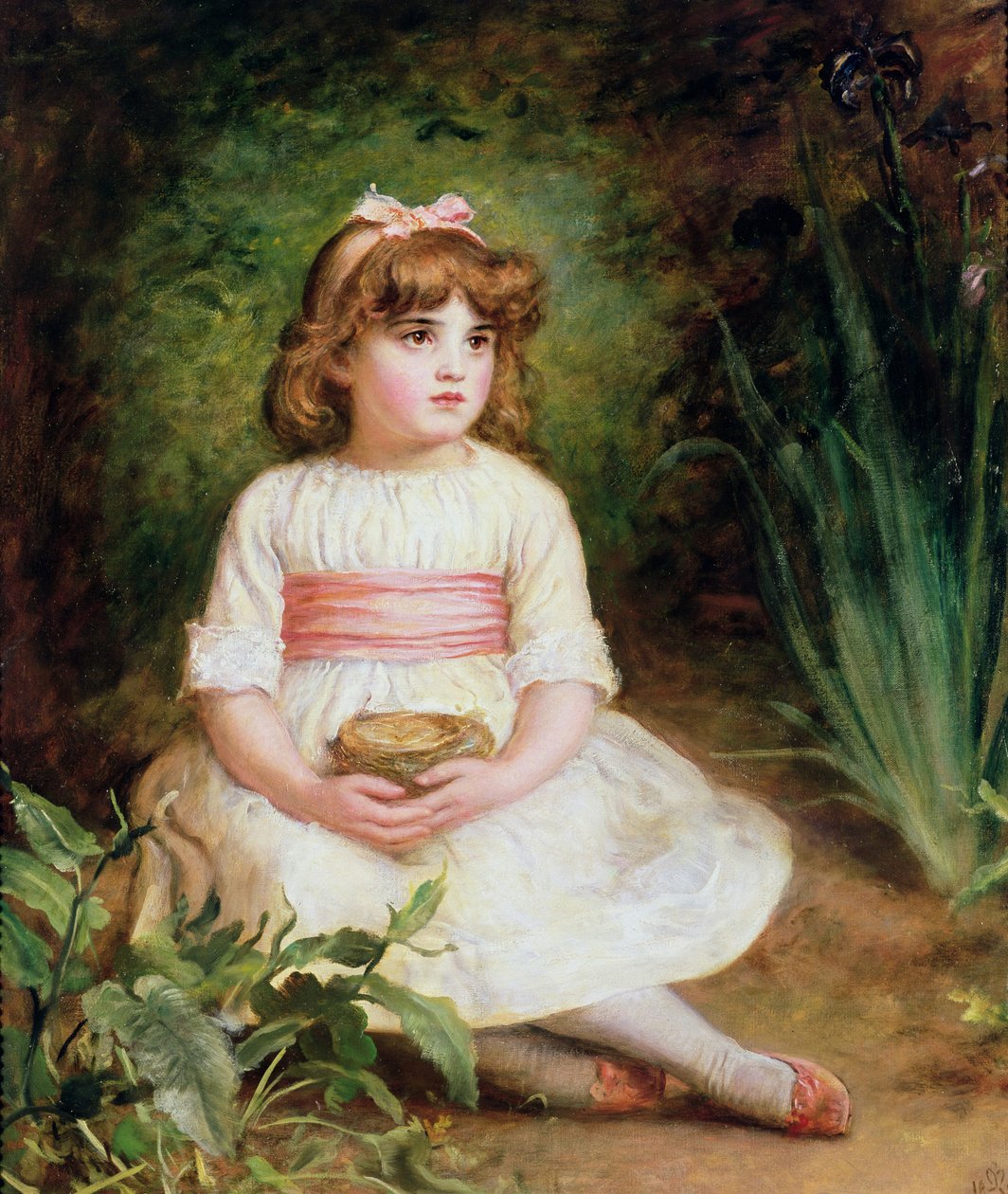 Hnízdo od John Everett Millais