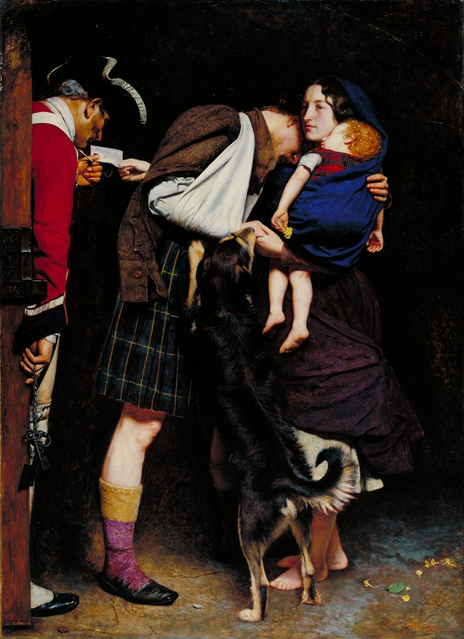 Řád propuštění, 1746 od John Everett Millais