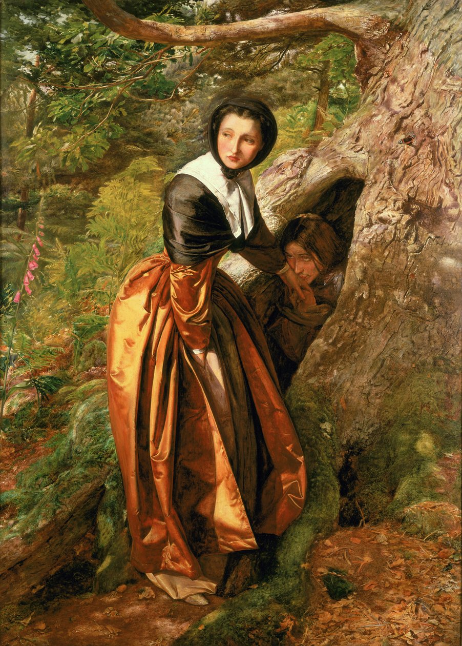 Zakázaný monarchista, 1651, 1852-53 od John Everett Millais