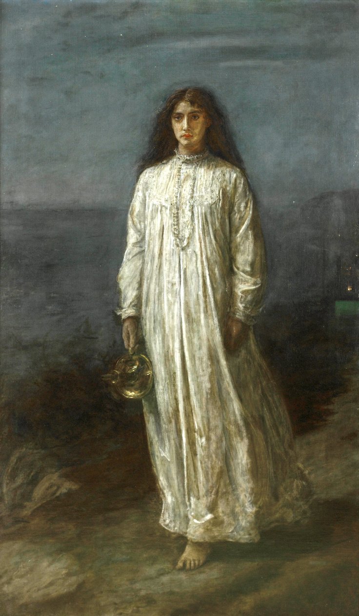 Somnambulista od John Everett Millais