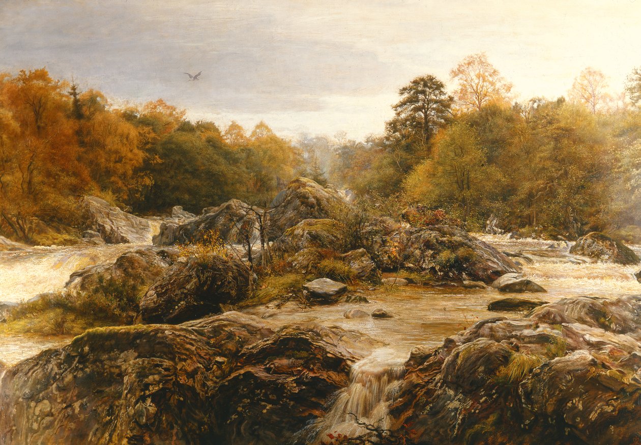 Zvuk mnoha vod, 1876 (olej na plátně) od John Everett Millais