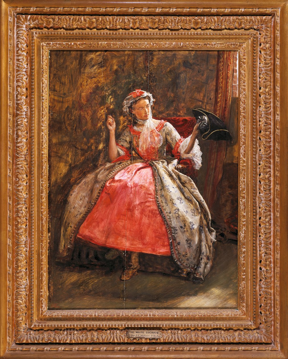 Bílá kokarda od John Everett Millais