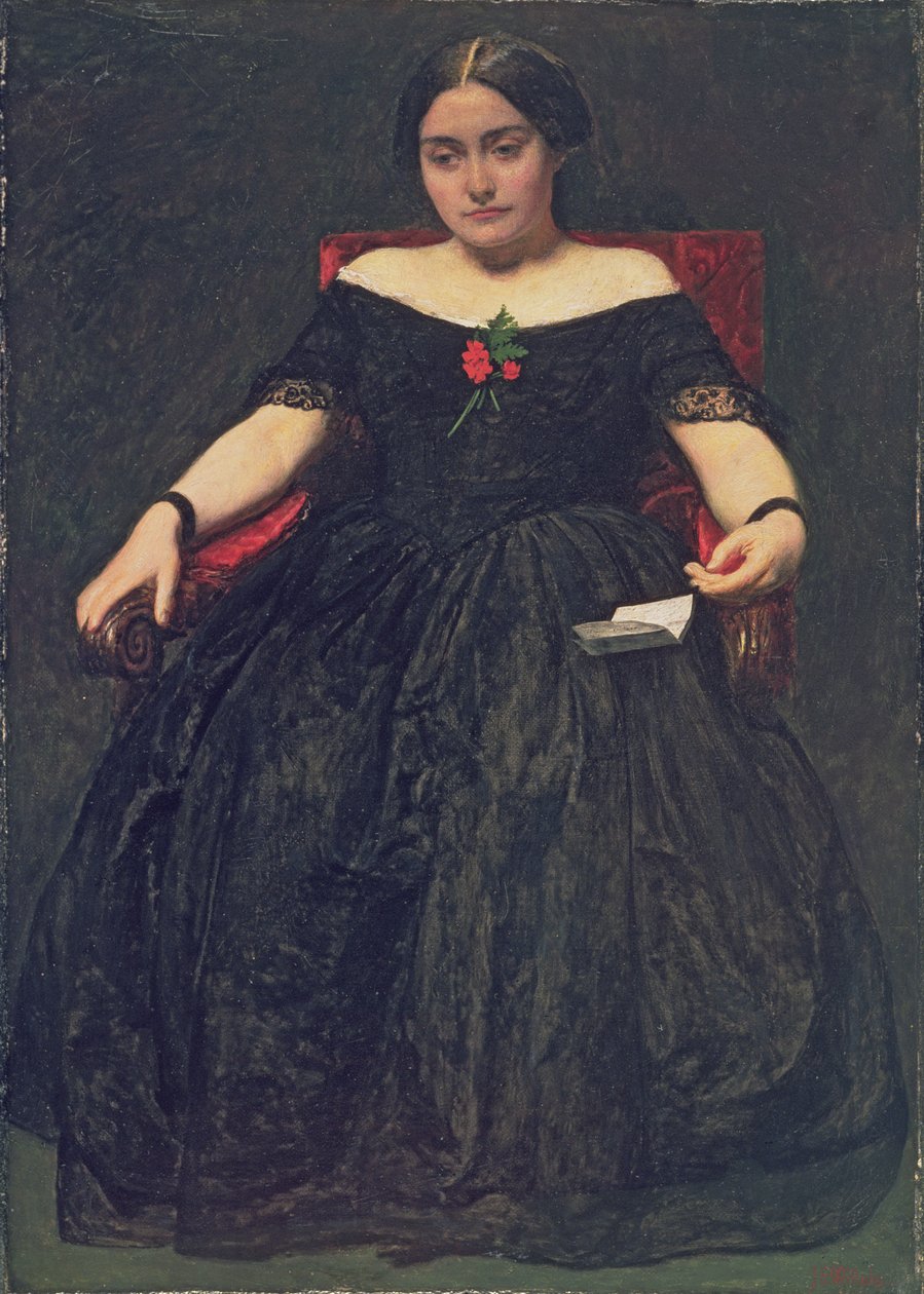 Wandering Thoughts, cca 1855 (olej na plátně) od John Everett Millais