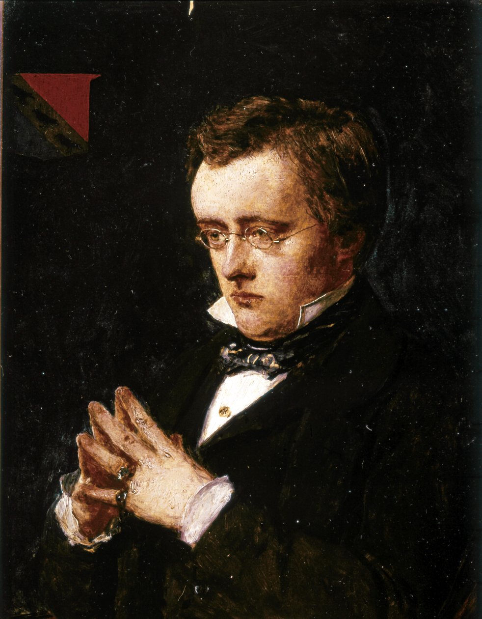 Wilkie Collins, Portrét. 1850 (olej na desce) od John Everett Millais