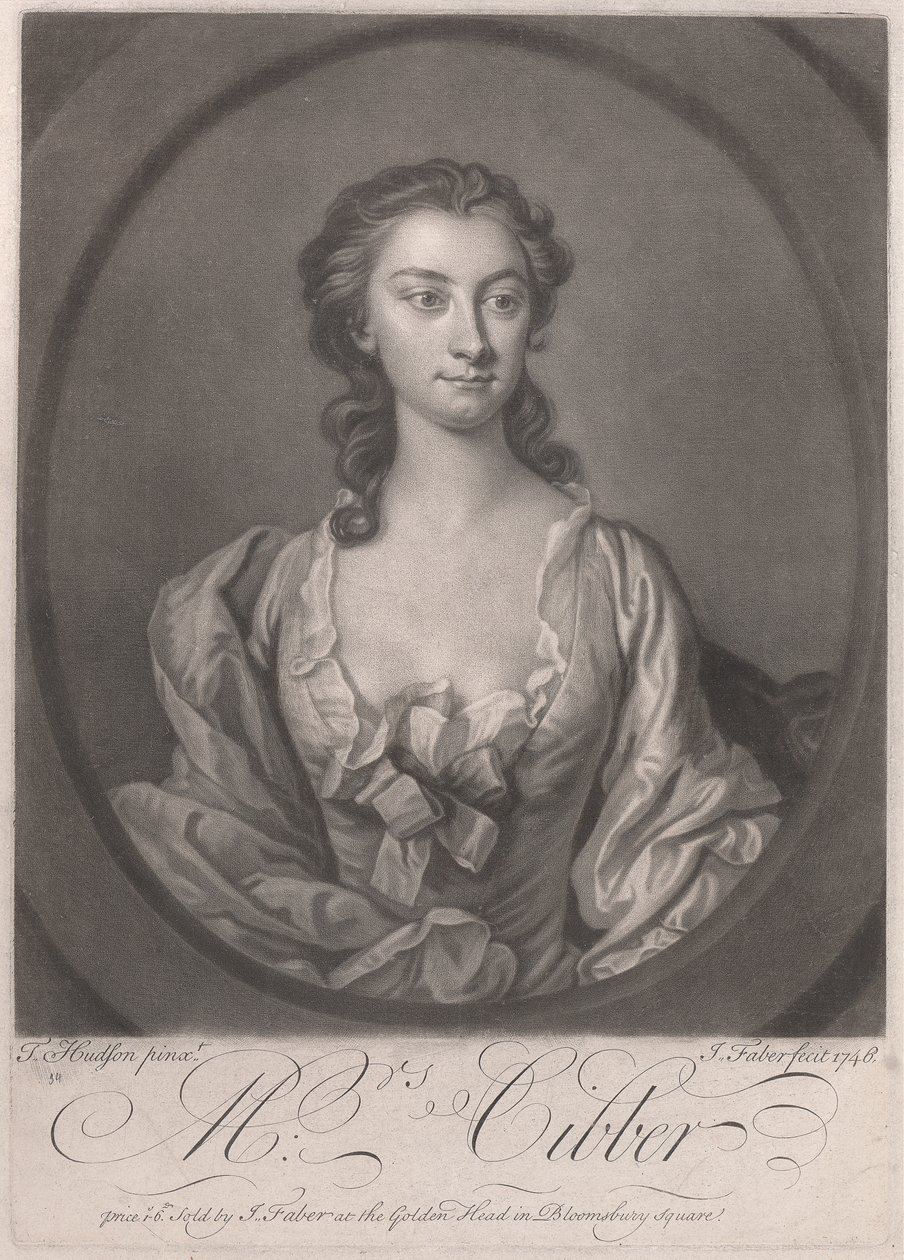 paní Cibberová od John Faber the younger